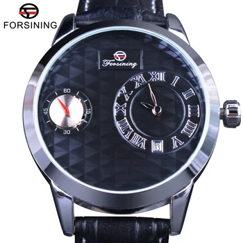 

Forsining Small Dial Second Hand Display Obscure Desig Mens Watches Top Brand Luxury Automatic Watch Fashion Casual Clock Men