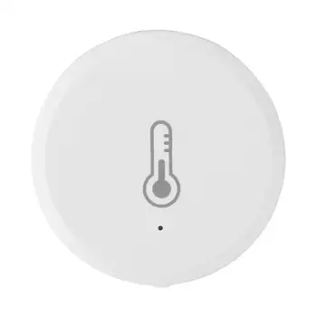 

ALLOYSEED Mini Smart Temperature Humidity Sensor Alarm System Device Zigbee Wireless Control For Amazon Alexa Google Assistant