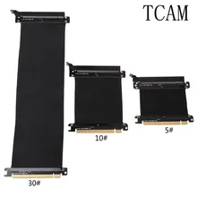 PCI Express 16x гибкий кабель Riser Расширение карты порт адаптер видеокарта удлиннитель для 1U 2U шасси