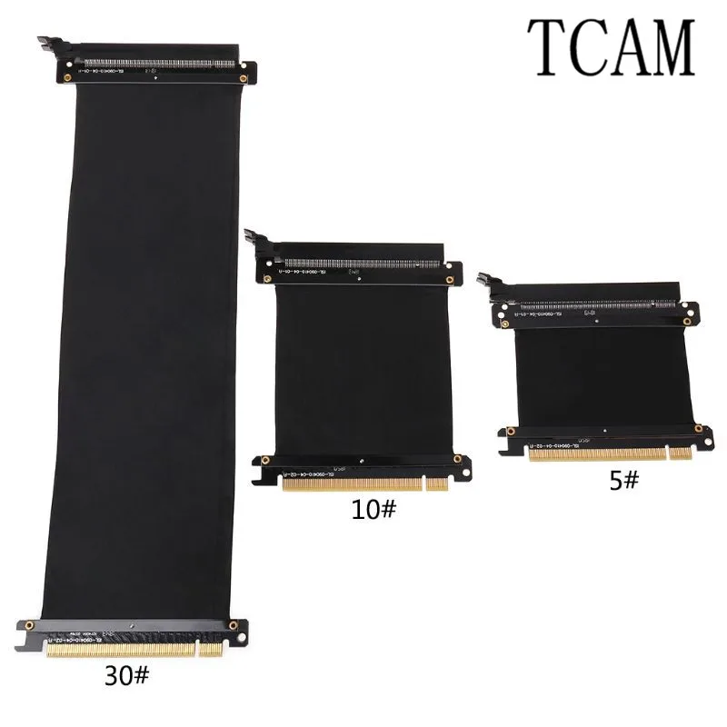 PCI Express 16x гибкий кабель удлинитель карты адаптер видеокарта кабеля для 1U 2U