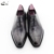 Cie-zapatos de vestir con punta cuadrada para hombre, calzado de cuero de Becerro, genuino, color gris, oxford, OX725 #3