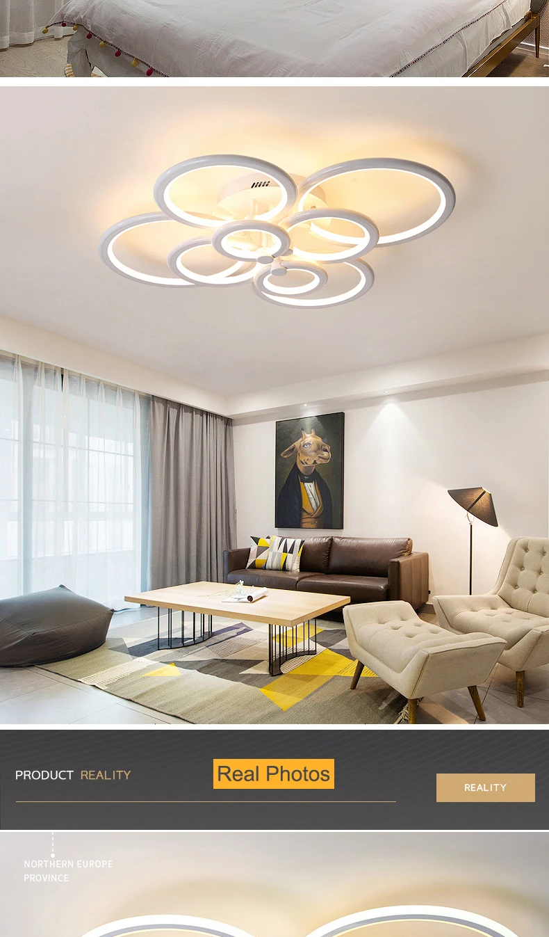后现代圆圈吸顶灯室内主卧室灯创意个性大气家用客厅灯2019年新款-tmall_07