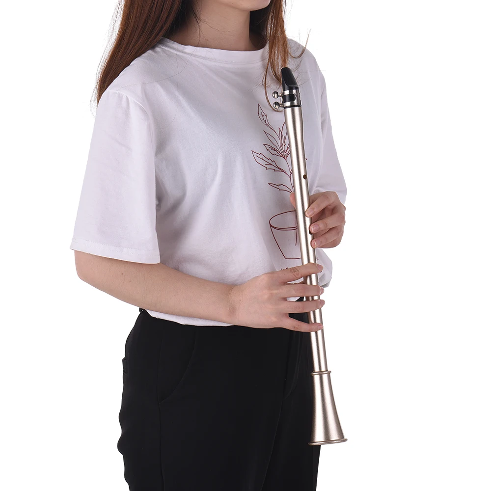 Bb/C/Eb ключ Мини Простой кларнет Sax компактный кларнет-саксофон ABS Материал музыкальный духовой инструмент для начинающих с сумкой