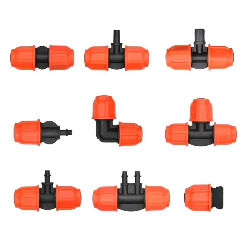 5pcs 8/11 9/12mm Garden Hose Connectors Drip Irrigation System Pipe Connector Gardening Flower