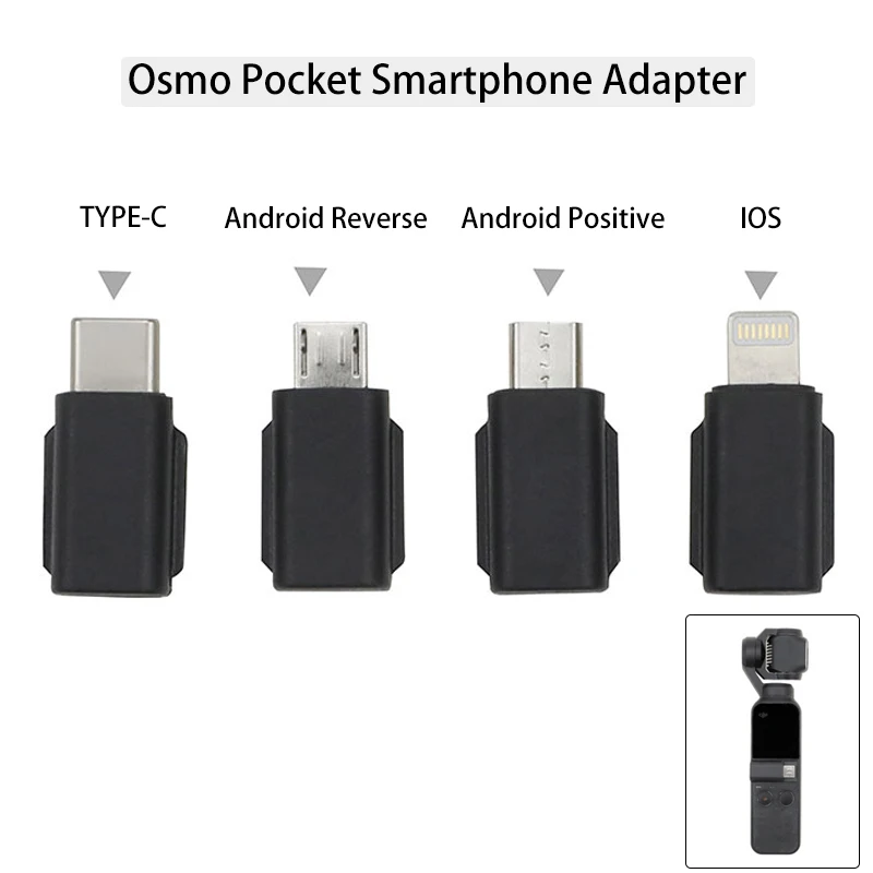 

DJI Osmo Pocket Smartphone Adapter Micro USB ( Android ) TYPE-C IOS For OSMO Pocket Handheld Gimbal Accessiories