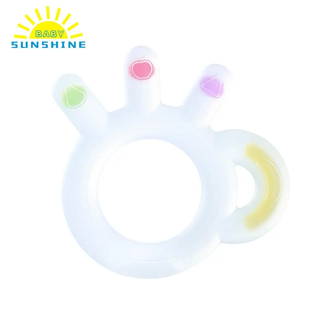 Baby Rattle Teether Infant Molar Tooth Care Food Grade Silicone Massage Teething Toys safe & non-toxic Baby Supplies Baby Care