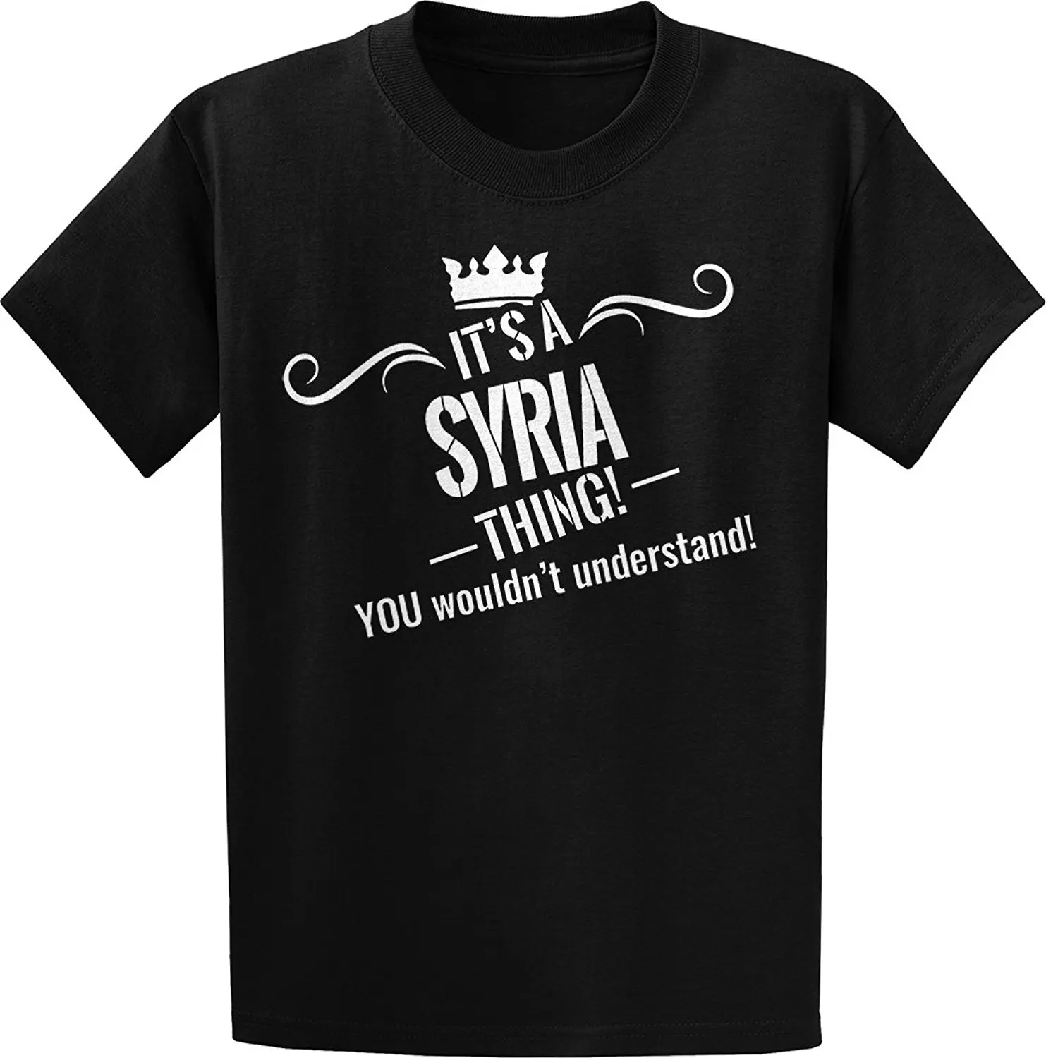 

Printed Summer Style Tees Male Top Fitness Brand ClothingThreads of Doubt It's A Syria Thing! You Wouldn't Understand! Grunge