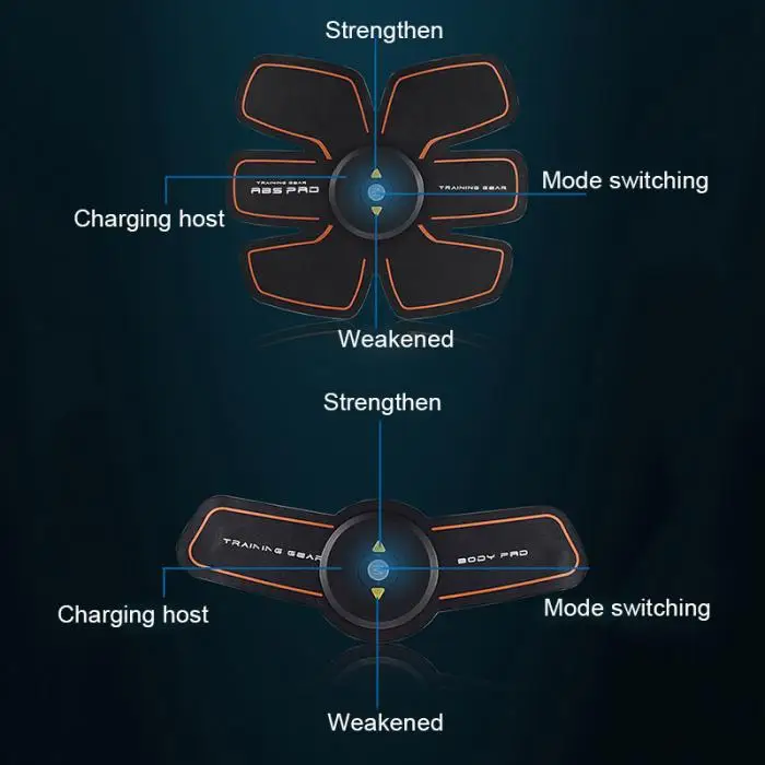 Домашняя форма для упражнений, набор для фитнеса, ABS USB, массажер для пресса, подходит для тренировки мышц, EDF88