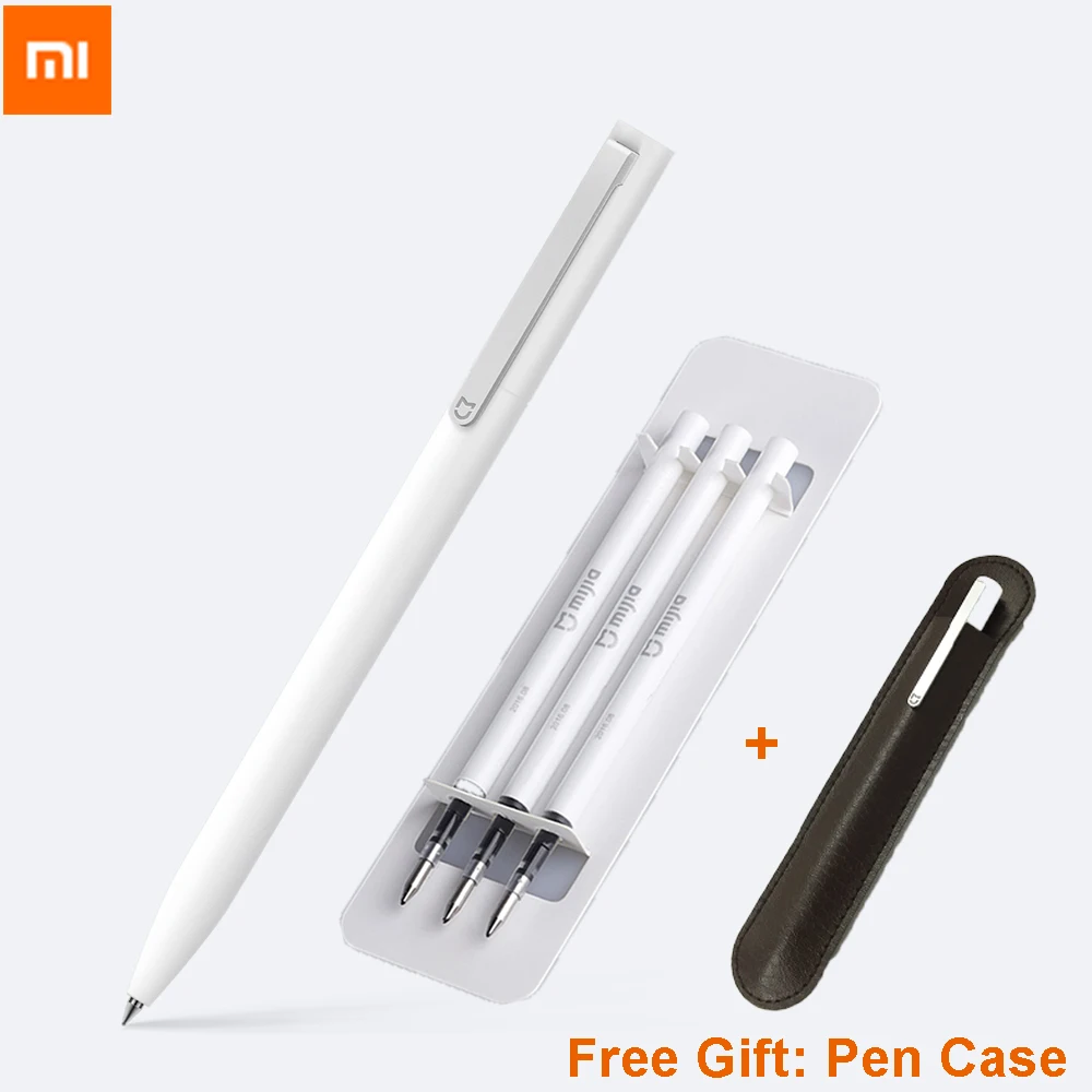 

Original Xiaomi Mijia Sign Pen 9.5mm Signing Pen PREMEC Smooth Switzerland Refill MiKuni Japan Ink