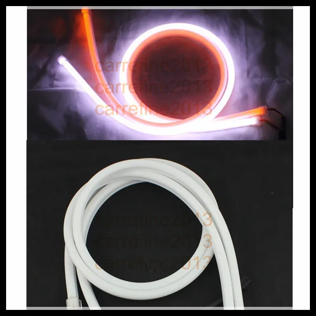 

2*120cm flexible amber white led strip flexible switchback strip daytime running light led headlight