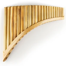 Высококлассные правосторонние румынские народные инструменты натуральный геркон флейта Пана пандуки 22 трубы G ключ ветер panfluta ручной работы