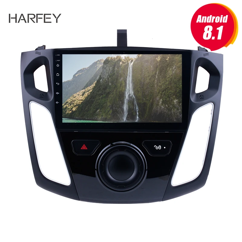 Harfey Android 8 1 GPS навигация радио-магнитофон для 2011-2015 Ford Focus с Bluetooth WIFI 1080P USB Mirror Link OBD2
