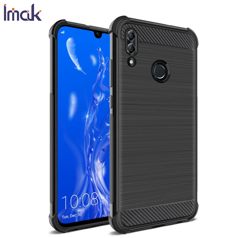 

Huawei Honor 10 Lite Case Imak Carbon Fiber Soft Silicone Airbag Phone Cover For Huawei Honor 10 Lite Honor10 P smart 2019
