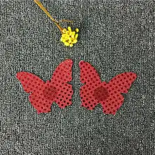 VENI lynnодноразовые наклейки на грудь дышащая Сексуальная Большая Бабочка с блестками Большие размеры наклейки на грудь красные наклейки на соски