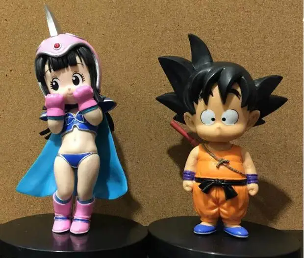 

2pcs/set Dragon Ball Z Son Goku Chichi Action Figure PVC Collection figures toys Anime for christmas gift brinquedos