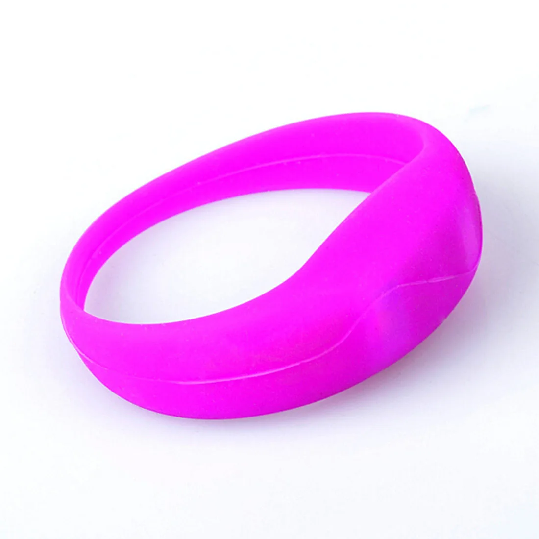 Поддержка вибрации Голосовое управление Светодиодный светильник силиконовый браслет светящийся флэш-браслет подарок для вечерние - Цвет: Фиолетовый