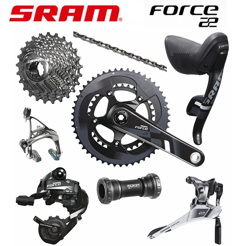 Doorweekt regio Zeeman SRAM Force 22 racefiets fiets groepset Fiets Onderdelen 22 Snelheid, 170mm  53/39 t, 50/34 t, 11 26 t, 11 28 t, GXP, BB30|sram force 22|bicycle  groupsetsram force - AliExpress