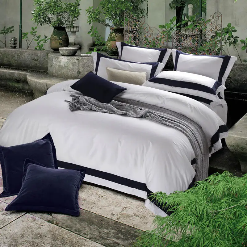 Premium Satin Egyptian Cotton Bedding Set 4 Piece Hotel Style