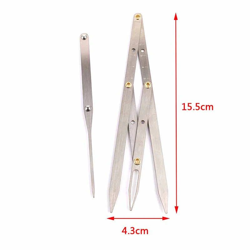 Pro Golden Ratio Measure Microblading Нержавеющая Сталь Линейка для перманентного макияжа бровей