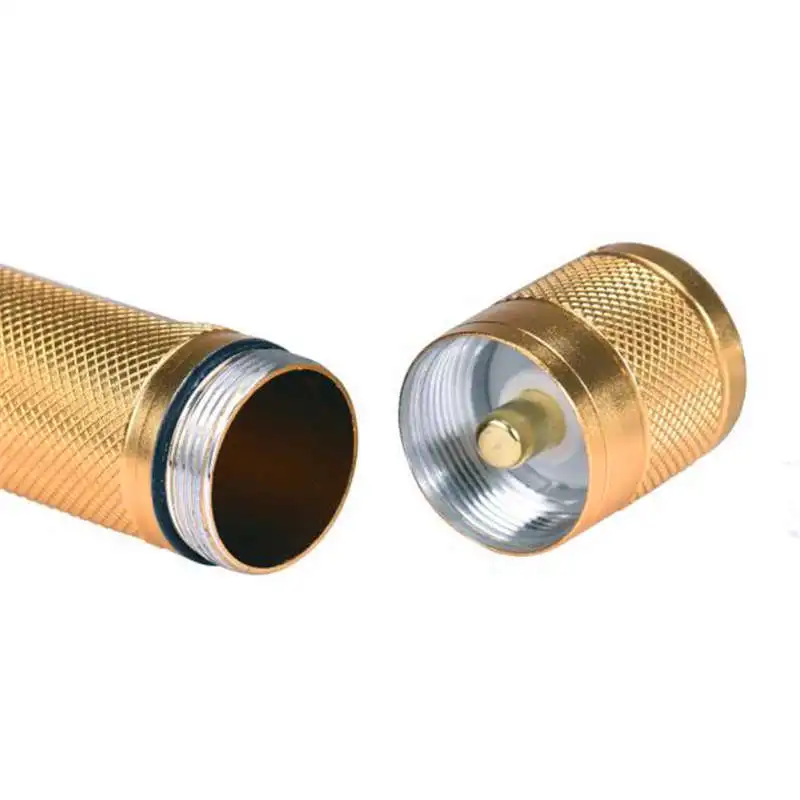 Zoomable 3000 Lumen 3 Modes XML XPE LED Focus 18650 Gold Lamp Flashlight torch flashlight t6 powerful led flashlight #4A31 (8)