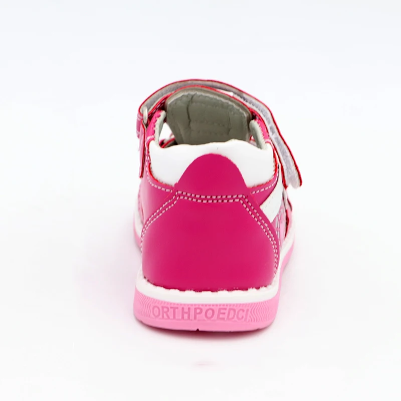 Skup Śliczne Eagle letnie dziewczyny ortopedyczne sandały Pu skóra maluch obuwie dziecięce dla dziewczynek zamknięte Toe dziecko płaskie buty Eur 20 30 nowy 2019