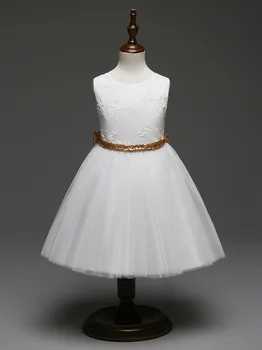 

Girls Dresses 2019 Fashion Girl Dress Lace Floral Design Baby Girls Dress Kids Dresses For Girls Casual Wear Children Clothing