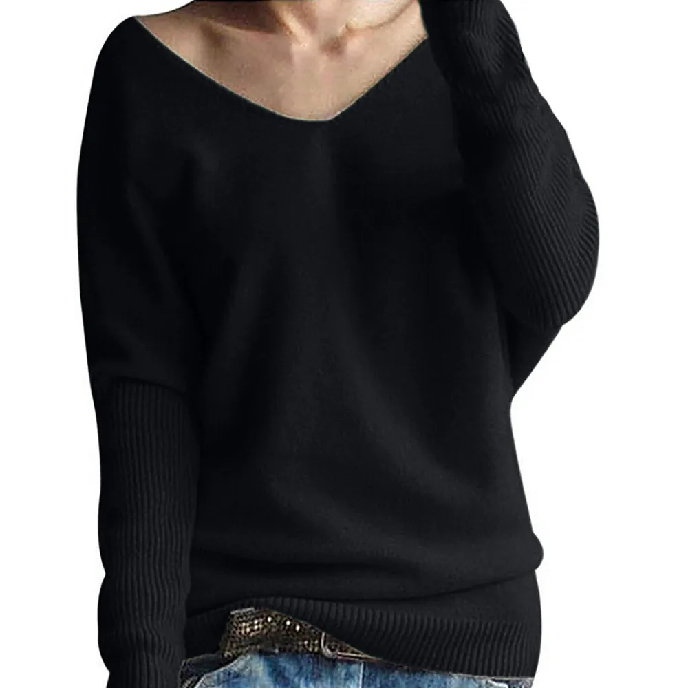 SAGACE, свободные, длинные, v-образный вырез, вязанные, женские свитера и пуловеры, топы, блуза, высокое качество, женский пуловер, свитер, корейский стиль