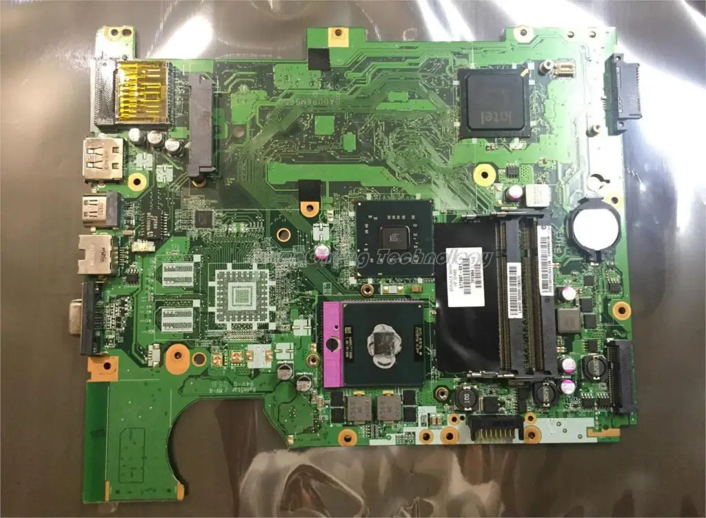 

SHELI laptop Motherboard For hp compaq CQ61 G61 577997-001 DA00P6MB6D0 for intel cpu with integrated graphic card
