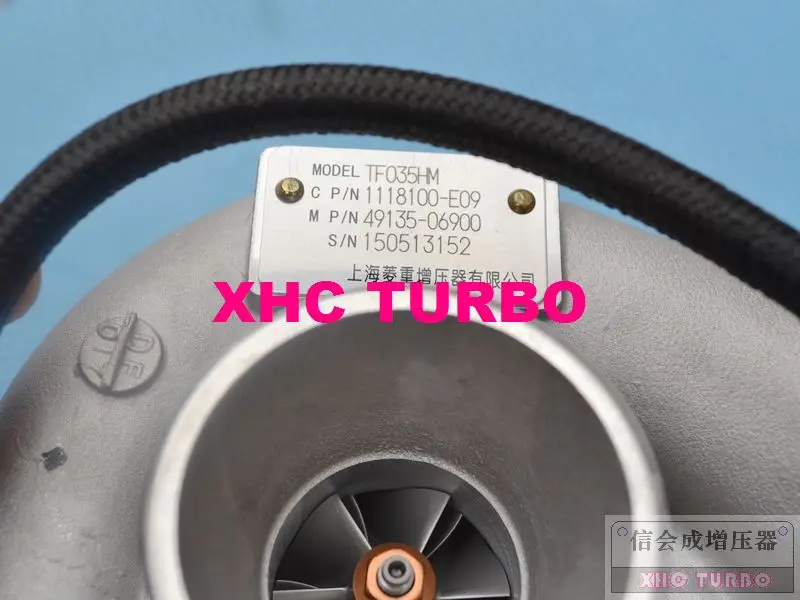 Новый оригинальный Турбокомпрессор TF035HM 49135 06900 1118100 E09 для Great Wall Wingle 5 H3 H5 GW2.5TCI 2.5LD 80