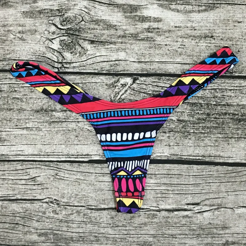 Wholesale Sexy Women Bikini Brazilian Cheeky Bottom Thong V Swimwear Swimsuit Panties Briefs  Bikini Panties cheeky Swim Trunks high leg bikini set