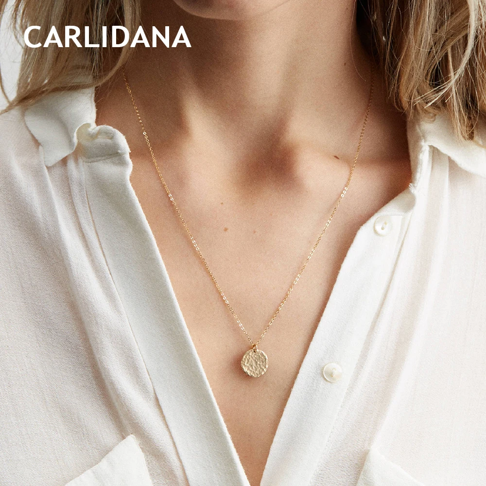 

CARLIDANA Vintage Pendants Layered Neklace for women Stainless Steel Necklace women Chain Choker Necklace