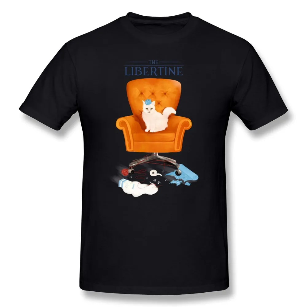 Regular T-Shirt Mans Libertine Funny Quote T Shirts Man | Мужская одежда