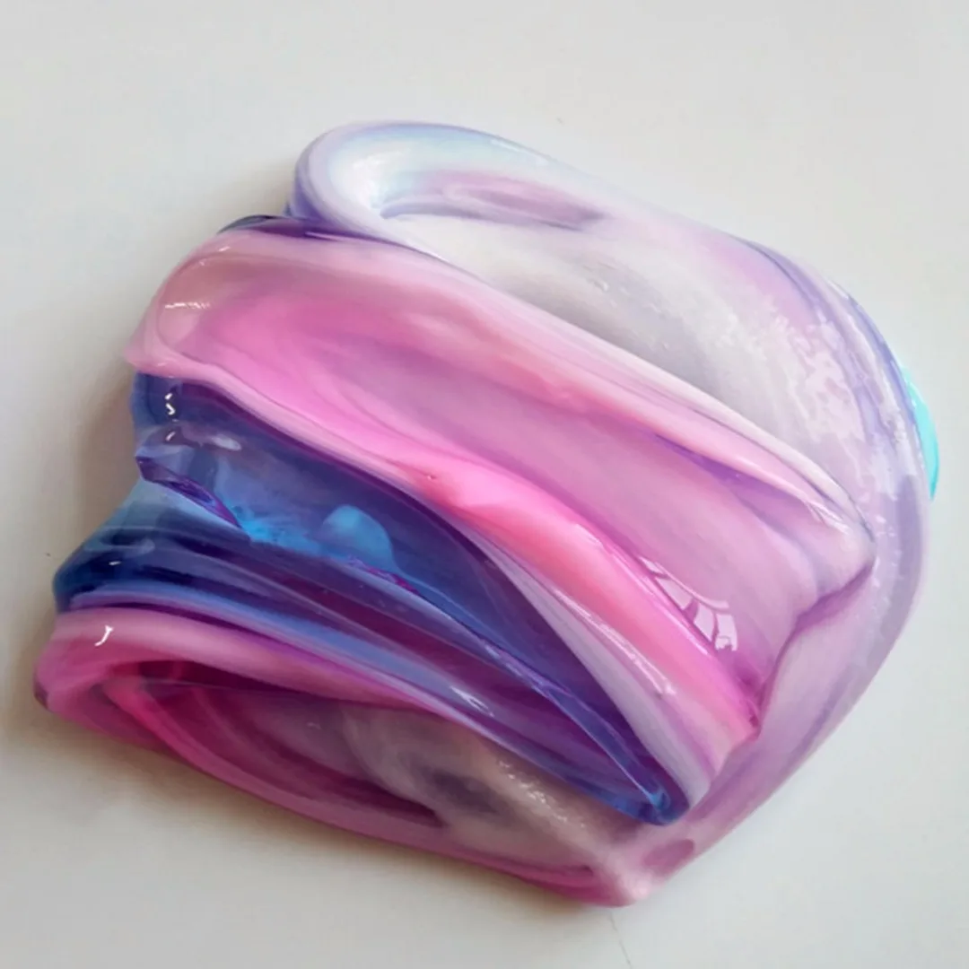 120ml Multi Color Mixing Cloud Slime Squishy Putty ASMR Stress Kids Toy Gift New