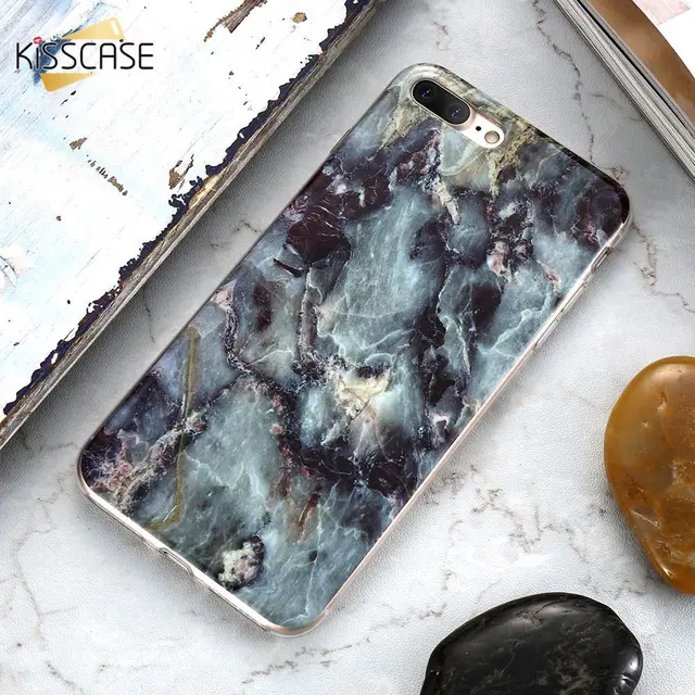 Best Offers KISSCASE Marble Patterned Case For iPhone 6s 6 7 8 Plus 5s 5 SE X Soft Silicone Cases For Samsung Galaxy S8 Plus S7 Edge Note 8