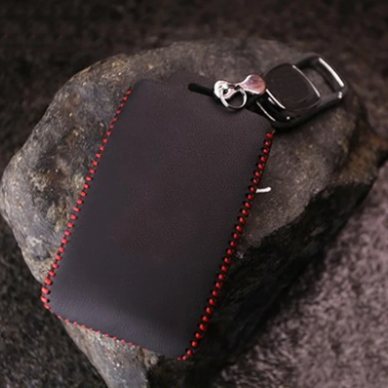 

leather key packing key chain 17 new intelligent remote control sets for Renault Koleos for Samsung QM6 2017 2018 Accessories