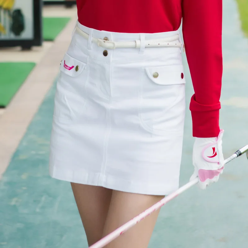 Женская юбка для гольфа с высокой талией, прочная Спортивная одежда для отдыха, безопасная короткая юбка, повседневное мини-платье для гольфа D0673