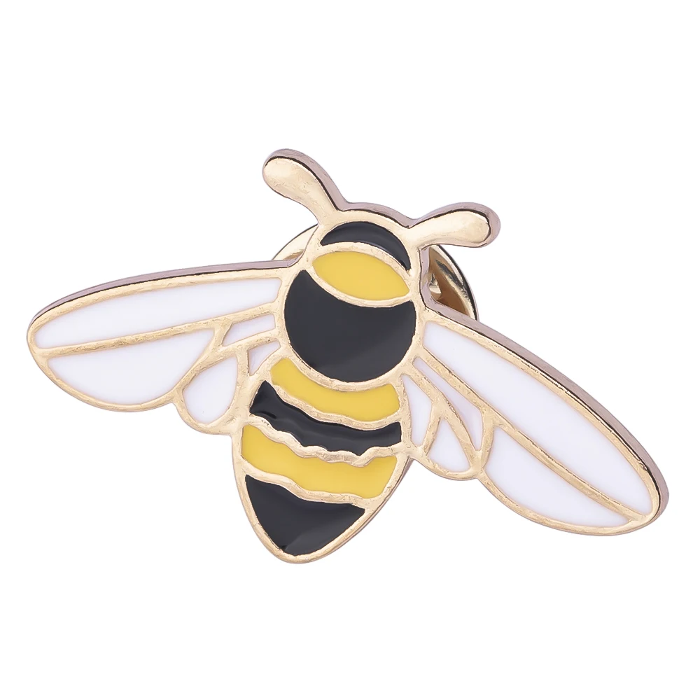 

1pc Honey Bee Collection Soft Enamel Pins Lapel Pin Flying Insects Pns
