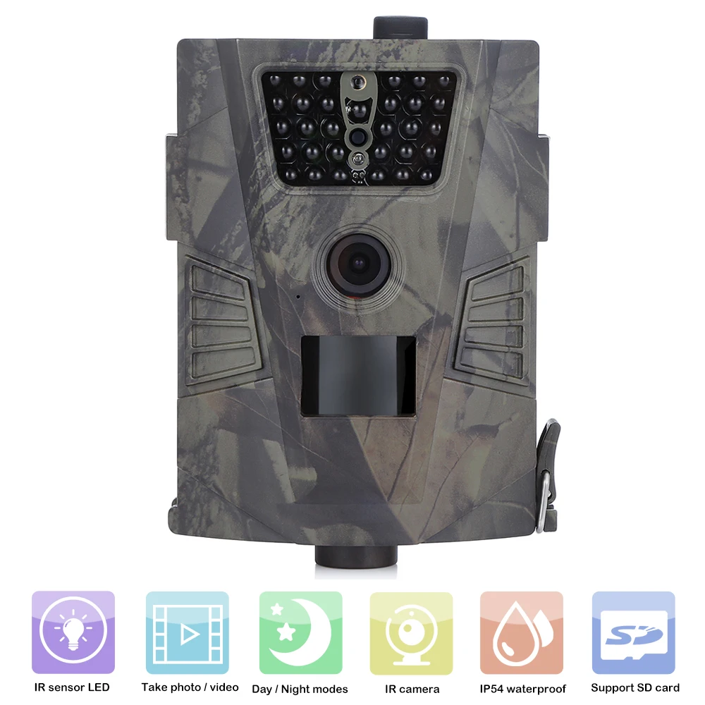

HT-001 Hunting Trail Camera 30pcs Infrared LEDs forest Camera 12MP 720P Night Vision animal photo traps Waterproof Wild Camera