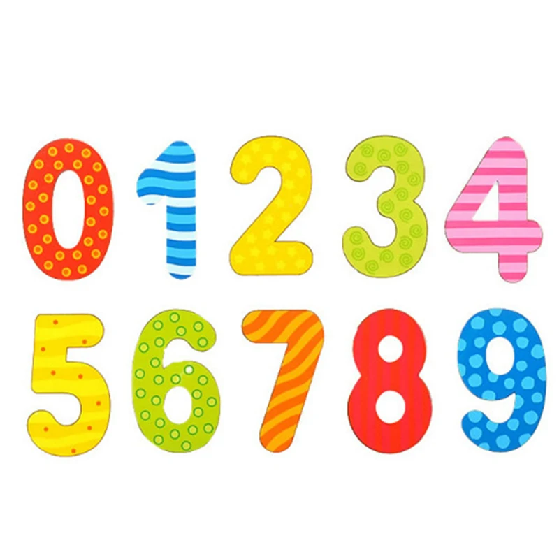 Wooden Puzzles Russian  Education Puzzle   0-9 Learn Mathematics Jigsaw Puzzle Board Scratch Board Children Teaching Aids