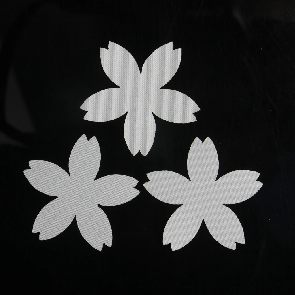 100pcs Cut Out Satin Drill Fabric Flower Pieces for DIY Wedding Bridal Craft 4cm