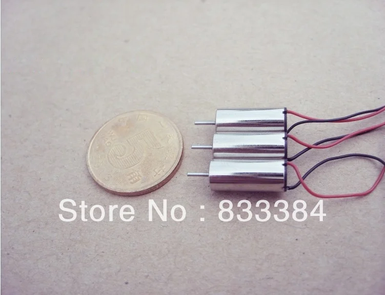 Wholesale 10pcs 6X14mm DC Coreless Motor 3.7V 35000rpm High-speed Helicopter Model Aircraft Toy Free shipping | Обустройство дома