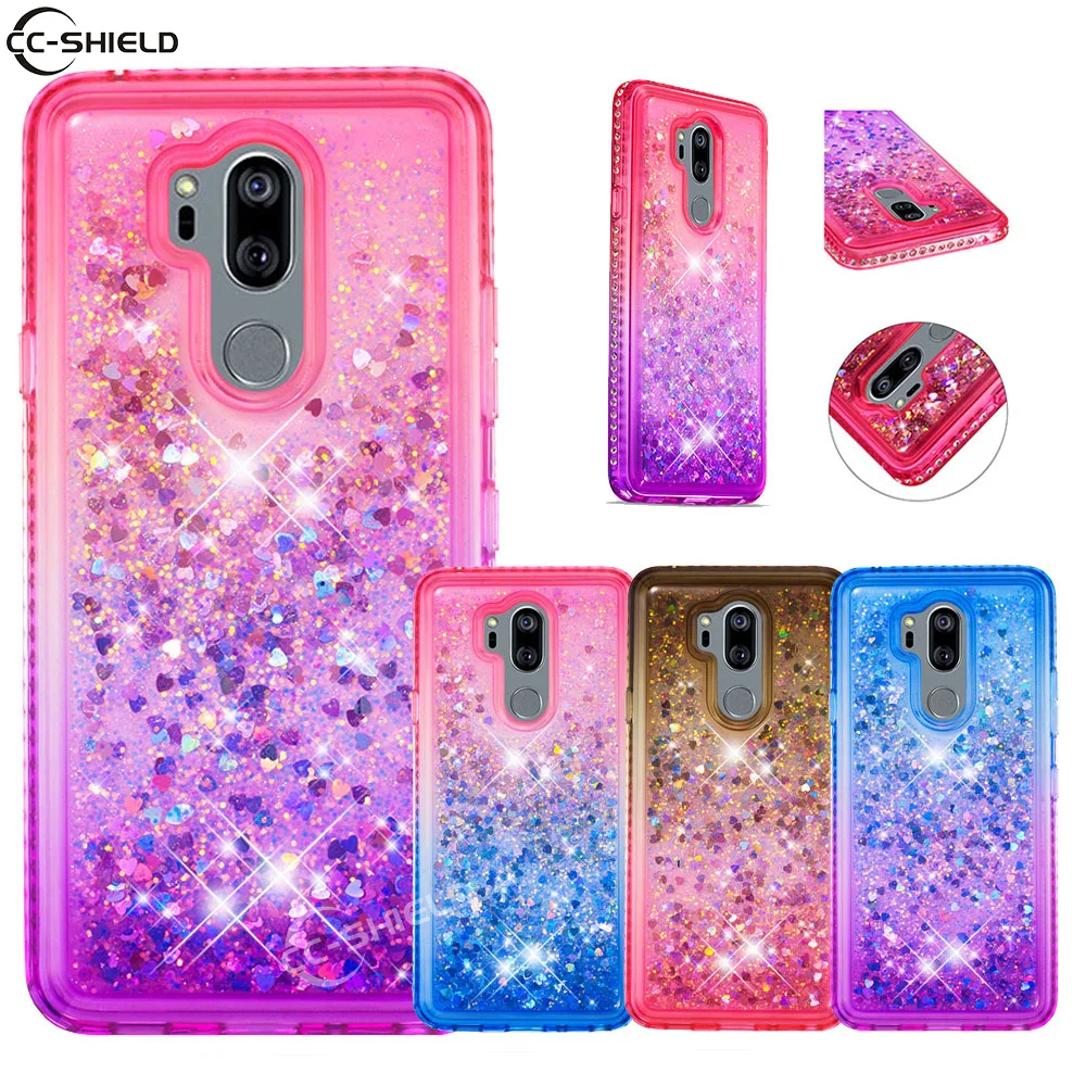 

Quicksand Case for LG G7 ThinQ G710 LMG710 LGG7 Transparent Colorful Phone Case LM-G710 LMG710N LMG710PM LMG710EM Phone Cover