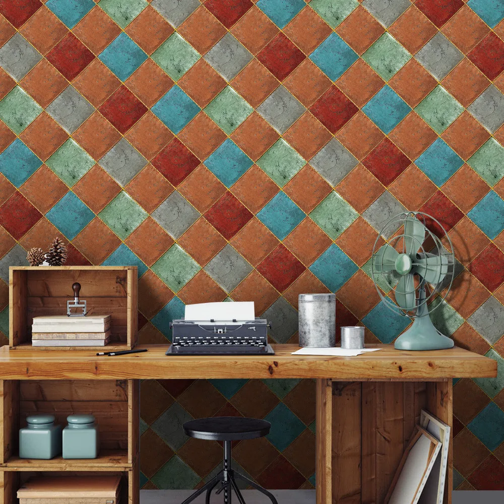 Brick Wall Stickers Wallpaper Decor Waterproof Covering Roll Brick Wall Stickers Wallpaper Decor