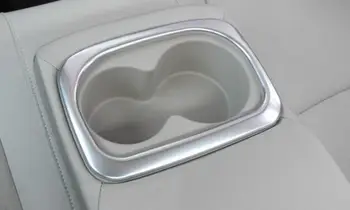 

For Honda Civic 10th Sedan 2016 2017 2018 accessories Car styling Stainless steel rear water Cup frame cover trim