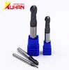 Ball nose end mill 2 flutes 100mm length cnc end milling cutter for metal face and slot machining hrc50 coated end mills ► Photo 3/4
