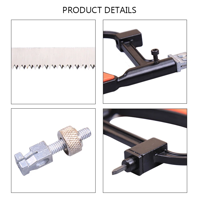 KALAIDUN 8 in 1 Magic Saw Multifunction Purpose Hand DIY Steel Saw Metal Wood Saw Kit Woodworking Metalworking Model Hobby Tool-5
