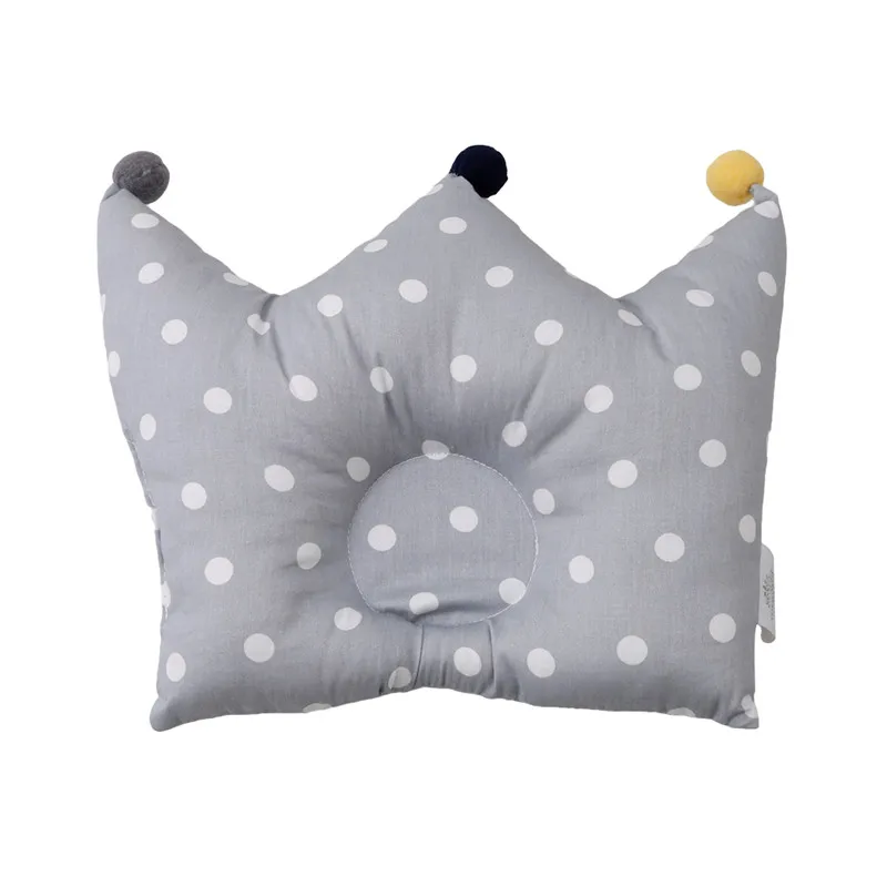 Удобная детская подушка в форме короны, предотвращающая детей, плоские подушки под голову, подходящие для От 0 до 1 года - Цвет: type6