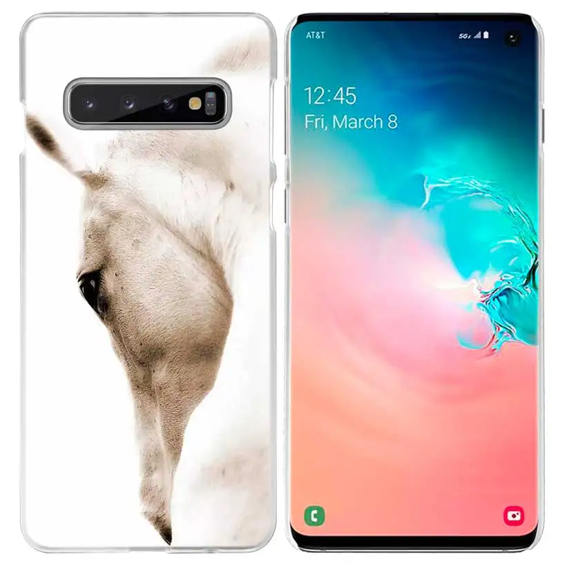 В форме лошадок, животных, чехол для samsung Galaxy S10 5G S10e S9 S8 M40 M30 M20 M10 J4 J6 плюс J8 Note 8 9 Жесткий Fundas Capa чехол для телефона