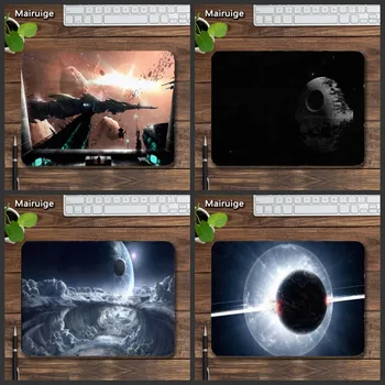 

Mairuige Black Hole High Quality Mousepad Death Star Design customize Space Scenery PadMouse mini pc gamer tablets mouse mat