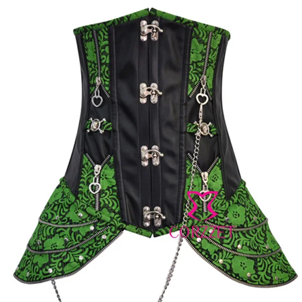 donne-sexy-clubwear-gothic-vita-trainer-corsetto-disossato-acciaio-steampunk-corsetti-e-bustini-underbust-corpete-corsetto-corselete